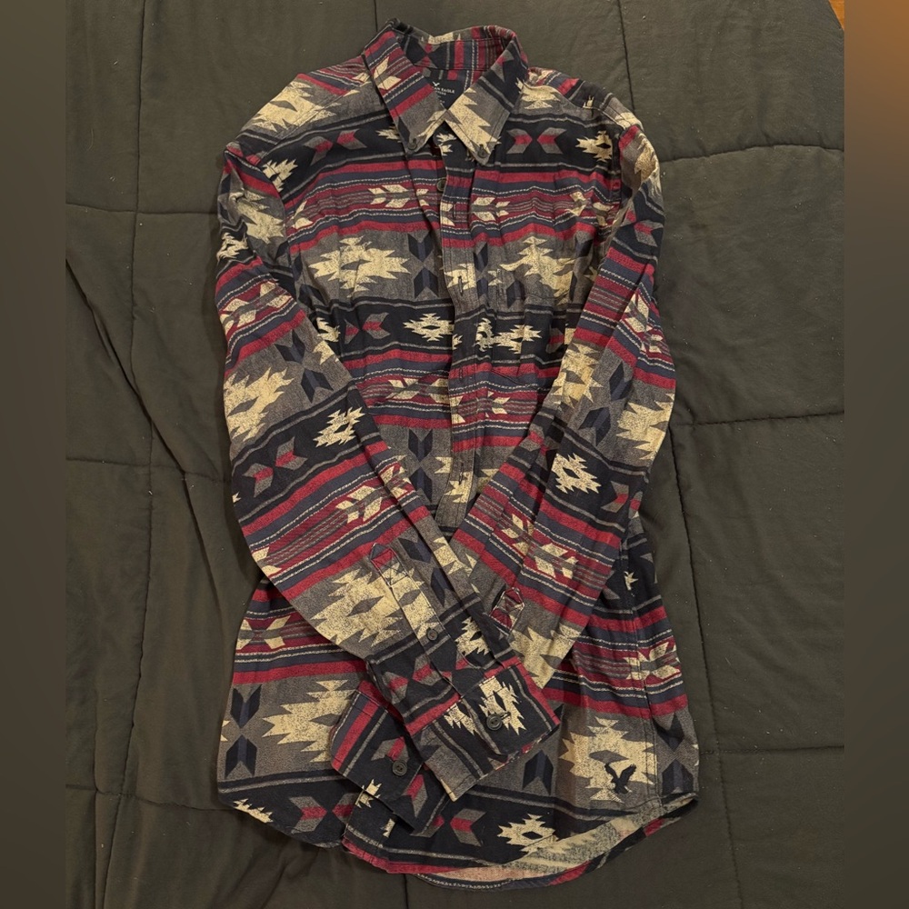 Men’s American eagle outfitters Aztec flannel